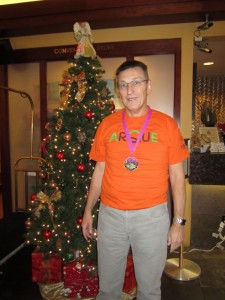 Ulrich Tomaschewski mit Finisher Medaille