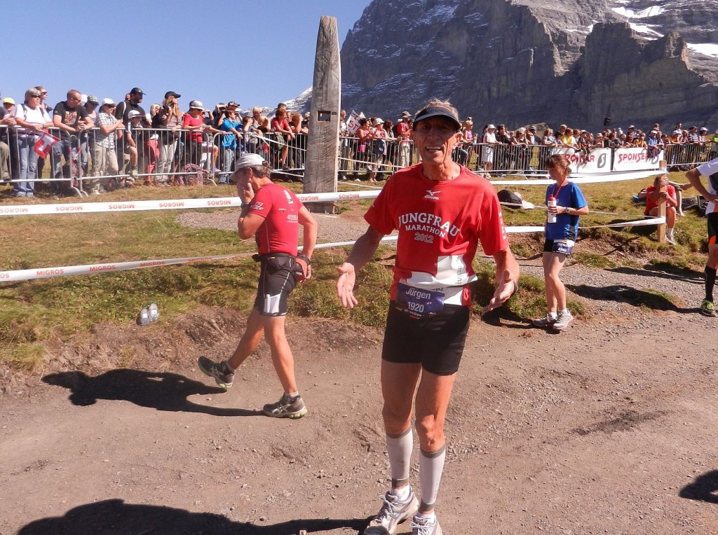 Jürgen Strott im Ziel