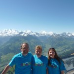 Familie Roos auf dem Niesen