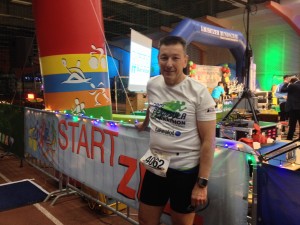 Ulli Thomaschewski in der Halle in Senftenberg