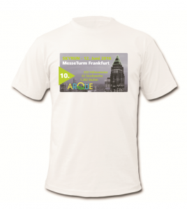 Modell des Shirts für den Skyrun 2016
