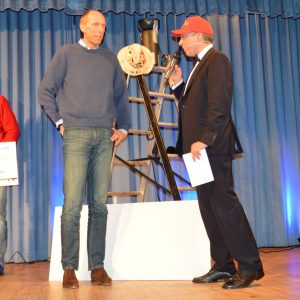 And Zinnhardt, Software AG und Michael Lederer auf der Bühne des RunUp. ©Byung-Hun Park,  Software AG