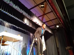 Dieter Baumann auf der Bühne