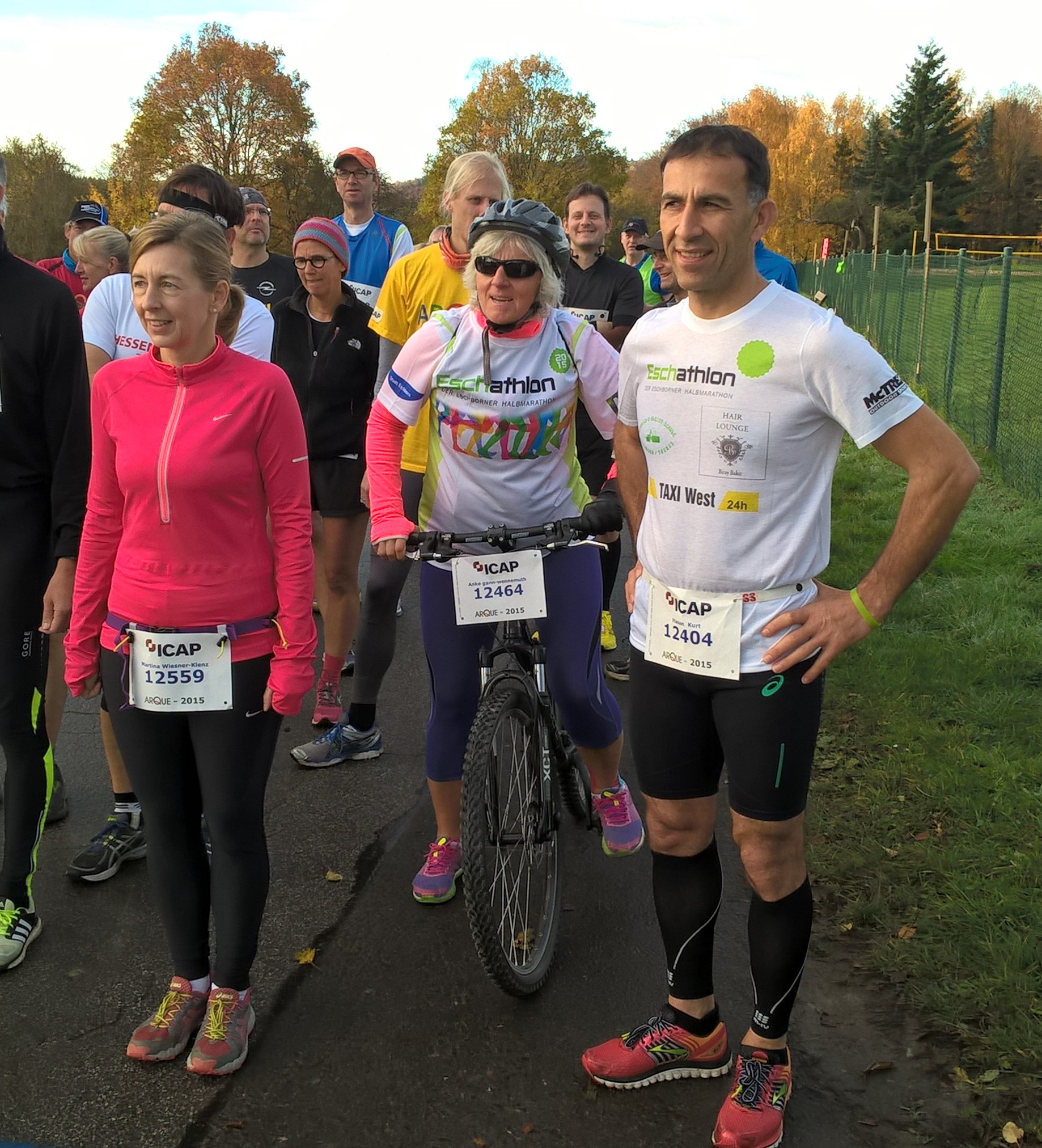 Hassan Kurt beim Start zum ARQUE-Lauf