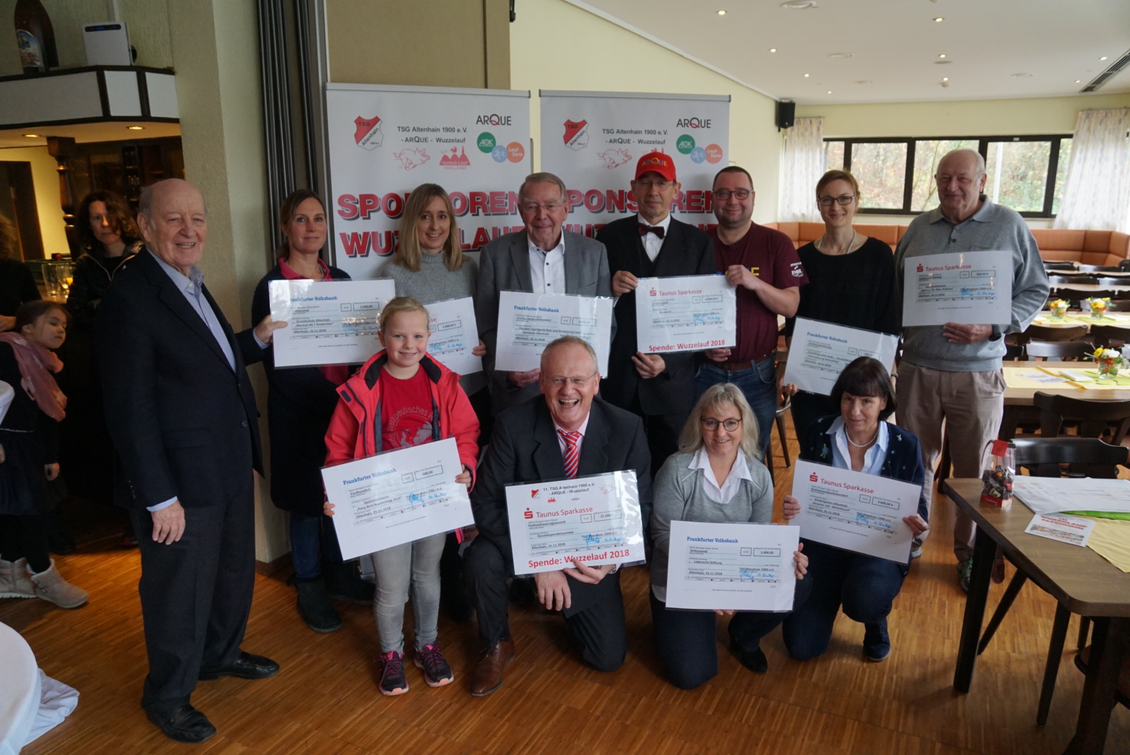 Spendenübergabe TSG Altenhain 2018 (Foto von TSG)